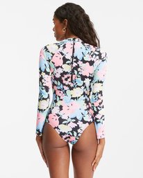 2 Feelin Tropical Mock Neck Long Sleeve Swimsuit Multicolor ABJWR00187 Billabong