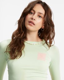 5 Sol Searcher Long Sleeve Rashguard Green ABJWR00189 Billabong