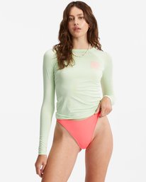 1 Sol Searcher Long Sleeve Rashguard Green ABJWR00189 Billabong