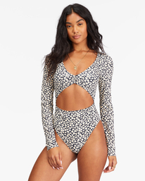 0 Pretty Daze Long Sleeve Swimsuit Black ABJWR00207 Billabong