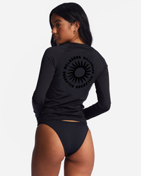 2 Sol Searcher Long Sleeve UPF 50 Rashguard Black ABJWR00218 Billabong
