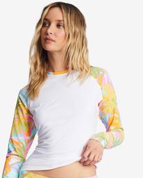 4 Dreamland Long Sleeve UPF 50 Rashguard Multicolor ABJWR00220 Billabong