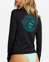 5 Core Long Sleeve UPF 50 Rashguard Black ABJWR00230 Billabong