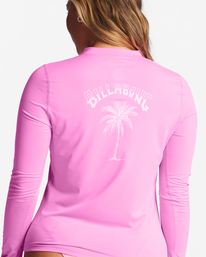 5 Core Long Sleeve UPF 50 Rashguard Pink ABJWR00230 Billabong