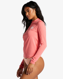 3 Core Long Sleeve UPF 50 Rashguard Orange ABJWR00230 Billabong