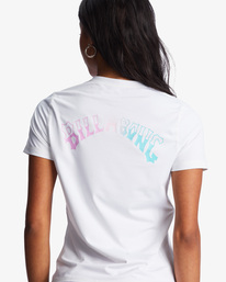 6 Core UPF 50 Short Sleeve Rashguard White ABJWR00231 Billabong