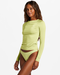 3 Sol Searcher Long Sleeve UPF 50 Rashguard Green ABJWR00240 Billabong