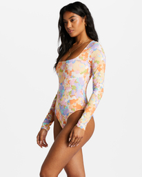 3 Paradise Cove Long Sleeve One-Piece Swimsuit Multicolor ABJWR00255 Billabong