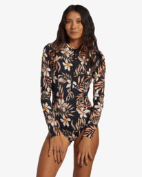 0 Coral Gardeners Bodysuit Rash Vest Multicolor ABJWR03026 Billabong