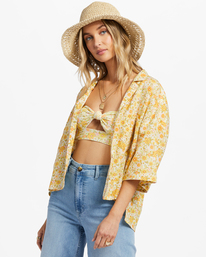 5 All Good - Camicia a maniche corte da Donna  ABJWT00179 Billabong