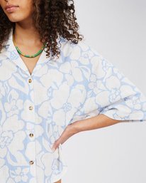 5 All Good Button-Down Top Black ABJWT00179 Billabong