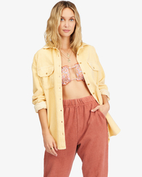 billabong, So Stoked Chemise, BUTTERMILK (yej0) SO STOKED ABJWT00232