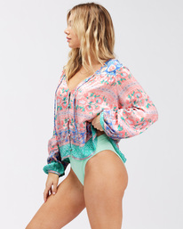 5 Bohemian Dream Long Sleeve Blouse Multicolor ABJWT00266 Billabong