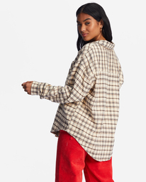 billabong, Easy Breezy Chemise manches longues, ANTIQUE WHITE (anw) Easy Breezy - Long Sleeve Shirt for Women ABJWT00334
