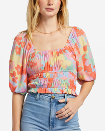 4 Keep Dreaming - Crop Top for Women Pink ABJWT00412 Billabong