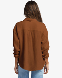 2 Right On Long Sleeve Shirt Brown ABJWT00413 Billabong