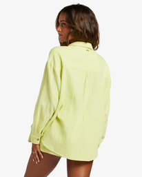 3 Right On Long Sleeve Shirt Green ABJWT00413 Billabong