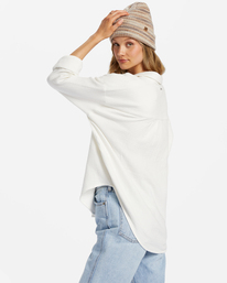 3 Right On Long Sleeve Shirt White ABJWT00413 Billabong