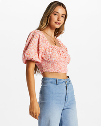 3 Only You Crop Top Pink ABJWT00427 Billabong