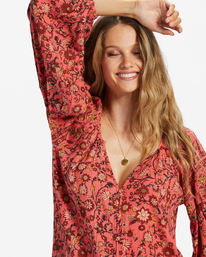 4 Shes A Dreamer Woven Shirt Pink ABJWT00450 Billabong