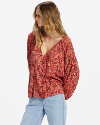 3 Shes A Dreamer Woven Shirt Pink ABJWT00450 Billabong