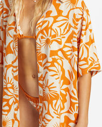 4 On Vacation - Chemise manches courtes pour Femme Orange ABJWT00455 Billabong