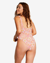 2 Billabong x Smiley Good Times - Maillot de bain une pièce pour Femme Multicouleurs ABJX100207 Billabong