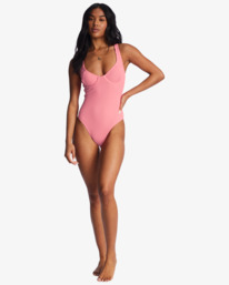 2 Summer High - Maillot de bain une pièce pour Femme Rose ABJX100211 Billabong