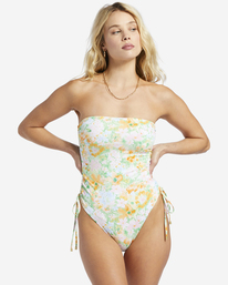 billabong, Soft Rave - One-Piece Swimsuit for Women, GREEN (grj0) Soft Rave - One-Piece Swimsuit for Women ABJX100225
