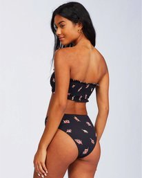 2 Falling Light Smocked Tube Bikini Top Black ABJX300128 Billabong