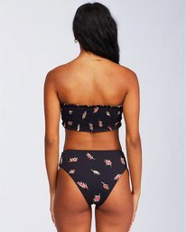 4 Falling Light Smocked Tube Bikini Top Black ABJX300128 Billabong