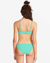 6 Sol Searcher V-Neck Cami Bikini Top Green ABJX300131 Billabong