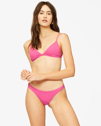 0 Sol Searcher Ceci Triangle Bikini Top Pink ABJX300134 Billabong