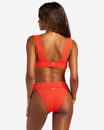 3 Summer High Plunge Bikini Top Red ABJX300204 Billabong