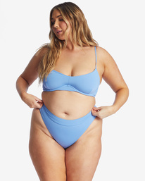 8 Sol Searcher Kenzley Underwire Bikini Top Grey ABJX300410 Billabong