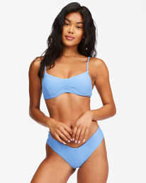4 Sol Searcher Kenzley Underwire Bikini Top Grey ABJX300410 Billabong