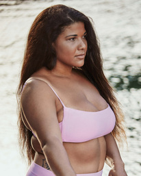 billabong, Sol Searcher Square Bralette Bikini Top, PARADISE PINK (pdp) SOL SEARCHER SQUARE BRALETTE ABJX300411