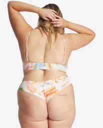 4 Island Calling V-Neck Bikini Top White ABJX300424 Billabong