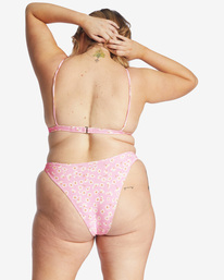7 Daisy Craze Coco Bralette Bikini Top Pink ABJX300439 Billabong