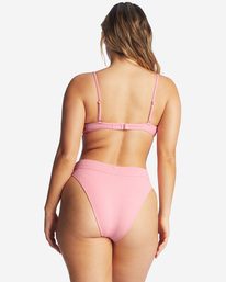 2 So Dazed Charlie Fixed Triangle Bikini Top Pink ABJX300445 Billabong