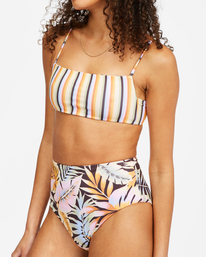 4 Postcards From Paradise Reversible Bralette Bikini Top Multicolor ABJX300461 Billabong