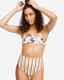 6 Postcards From Paradise Reversible Bralette Bikini Top Multicolor ABJX300461 Billabong