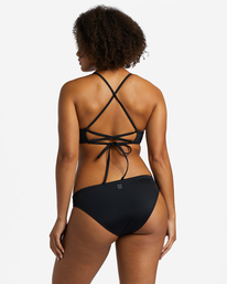 6 A/Div Lace-Up Trilet Bikini Top Black ABJX300468 Billabong