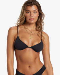 3 Sol Searcher Reese Underwire Bikini Top Black ABJX300469 Billabong