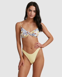 4 Hula Moon Nova Bra Bikini Top White ABJX300471 Billabong