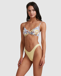 2 Hula Moon Nova Bra Bikini Top White ABJX300471 Billabong