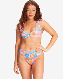3 Pick Me Up Plunge Bikini Top Multicolor ABJX300528 Billabong