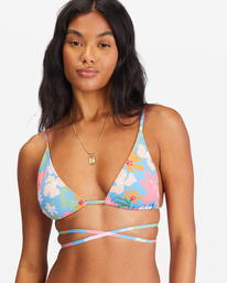 3 Summer Field Slide Tall Triangle Bikini Top  ABJX300588 Billabong