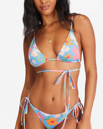 4 Summer Field Slide Tall Triangle Bikini Top  ABJX300588 Billabong