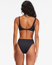 2 Sol Searcher Seamed Tank Bralette Bikini Top Black ABJX300594 Billabong